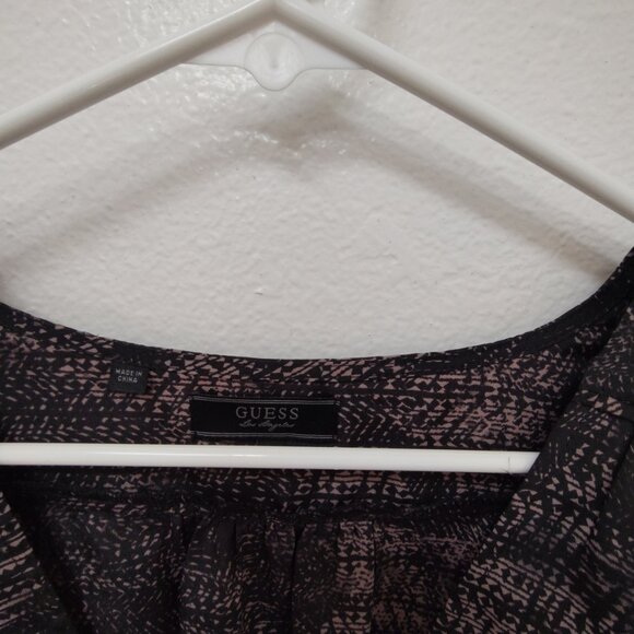 Guess V-Neck Sleeveless Dress Small – Lightweight, Elastic Waist, Short Length - Picture 2 of 16